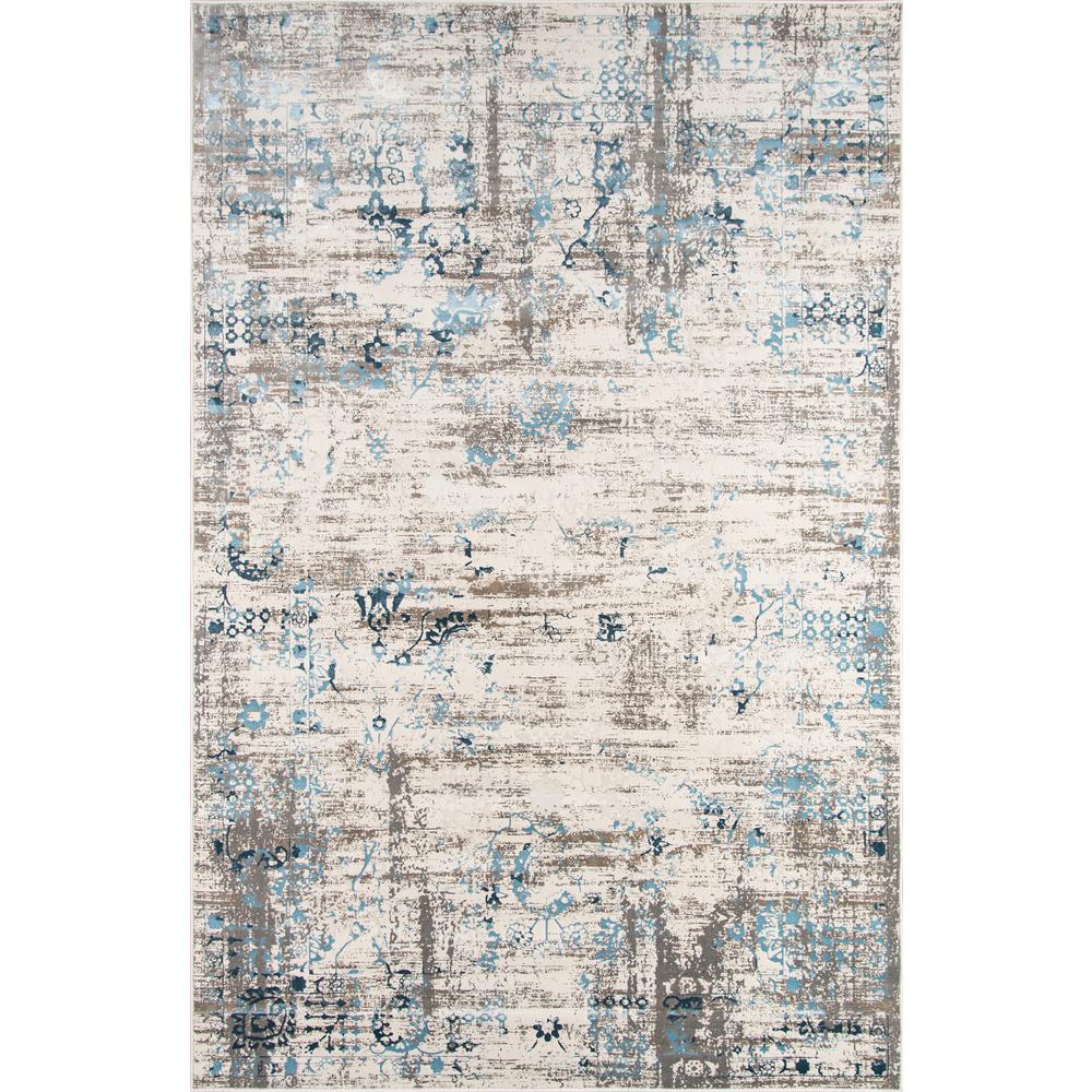 Juliet Area Rug, Blue, 2'3" X 7'6" Runner. The main picture.