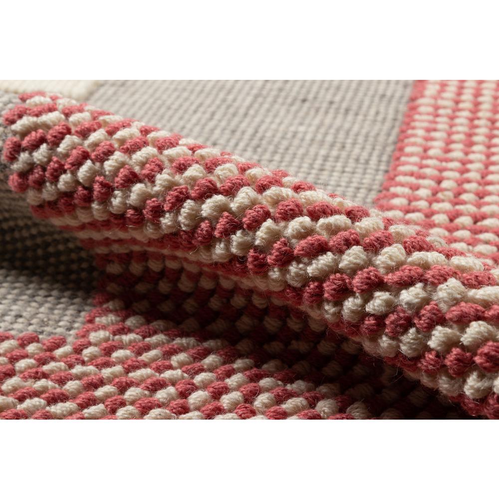 Contemporary Runner Area Rug, Pink, 2'3" X 8' Runner. Picture 4