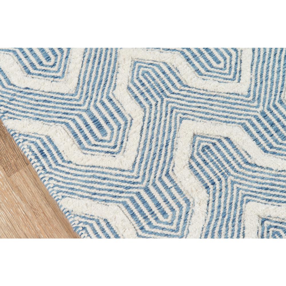 Contemporary Rectangle Area Rug, Blue, 3'9" X 5'9". Picture 3
