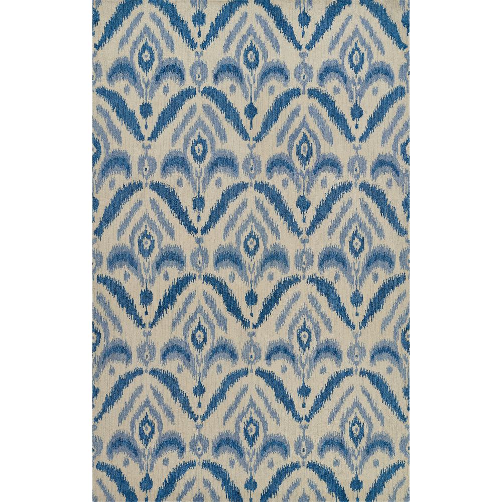 Transitional Runner Area Rug, Blue, 2'6" X 8' Runner. Picture 1