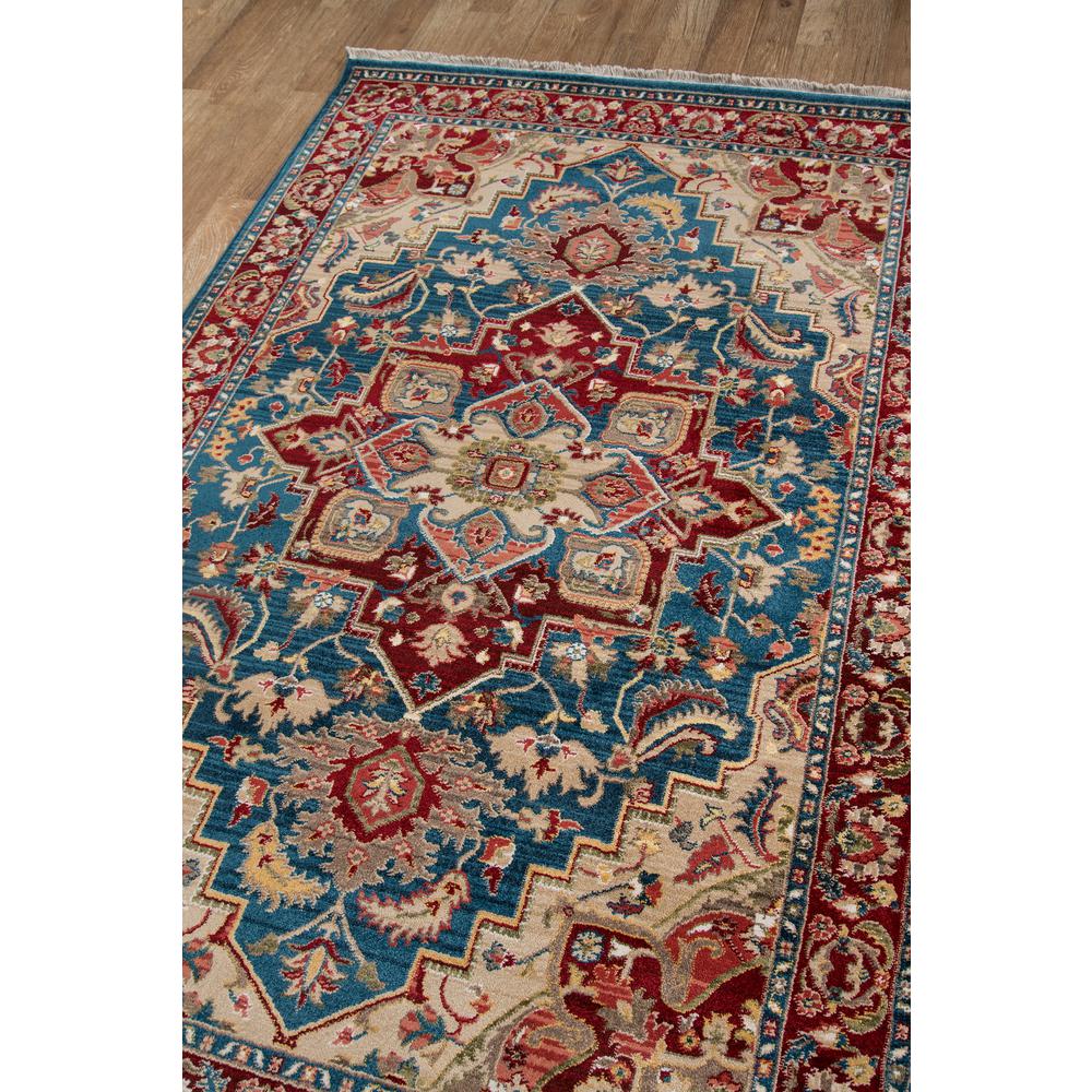 Lenox Area Rug, Blue, 2'3" X 8' Runner. Picture 2