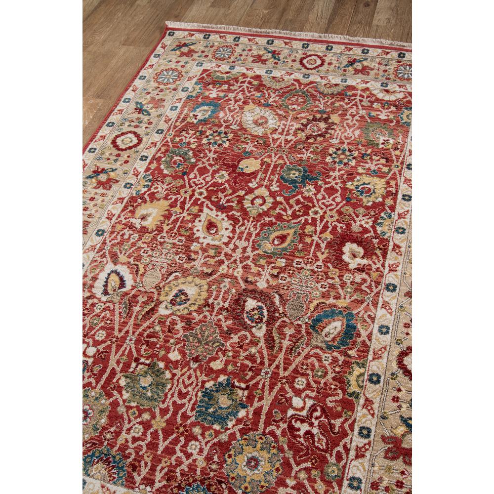 Lenox Area Rug, Red, 2'3" X 8' Runner. Picture 2