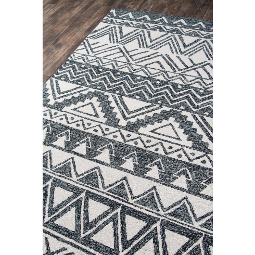 Contemporary Runner Area Rug, Charcoal, 2' X 8' Runner. Picture 2