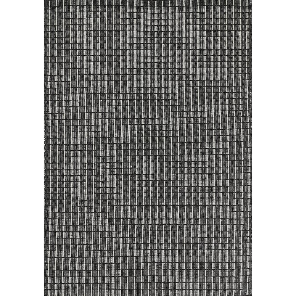Contemporary Rectangle Area Rug, Black, 2' X 3'. Picture 1