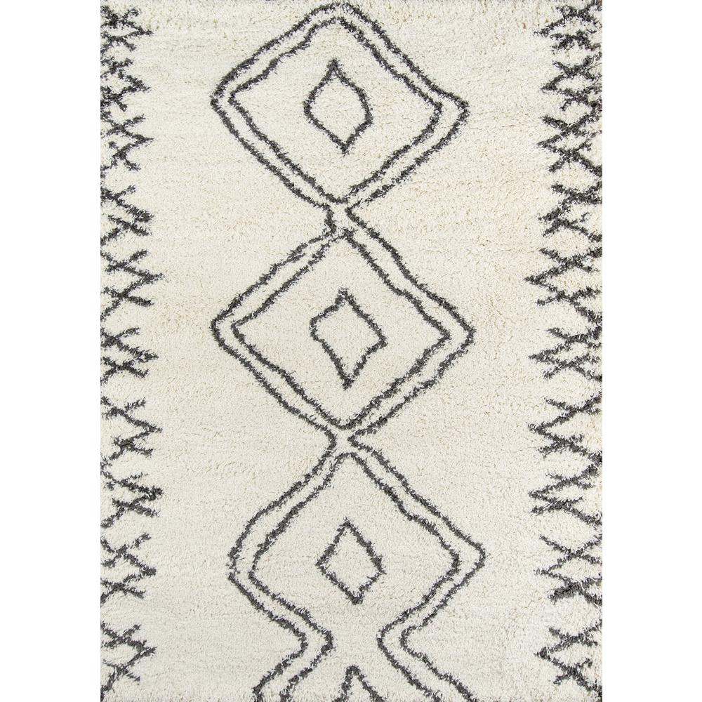 Maya Area Rug, Ivory, 2'3" X 7'6" Runner. The main picture.