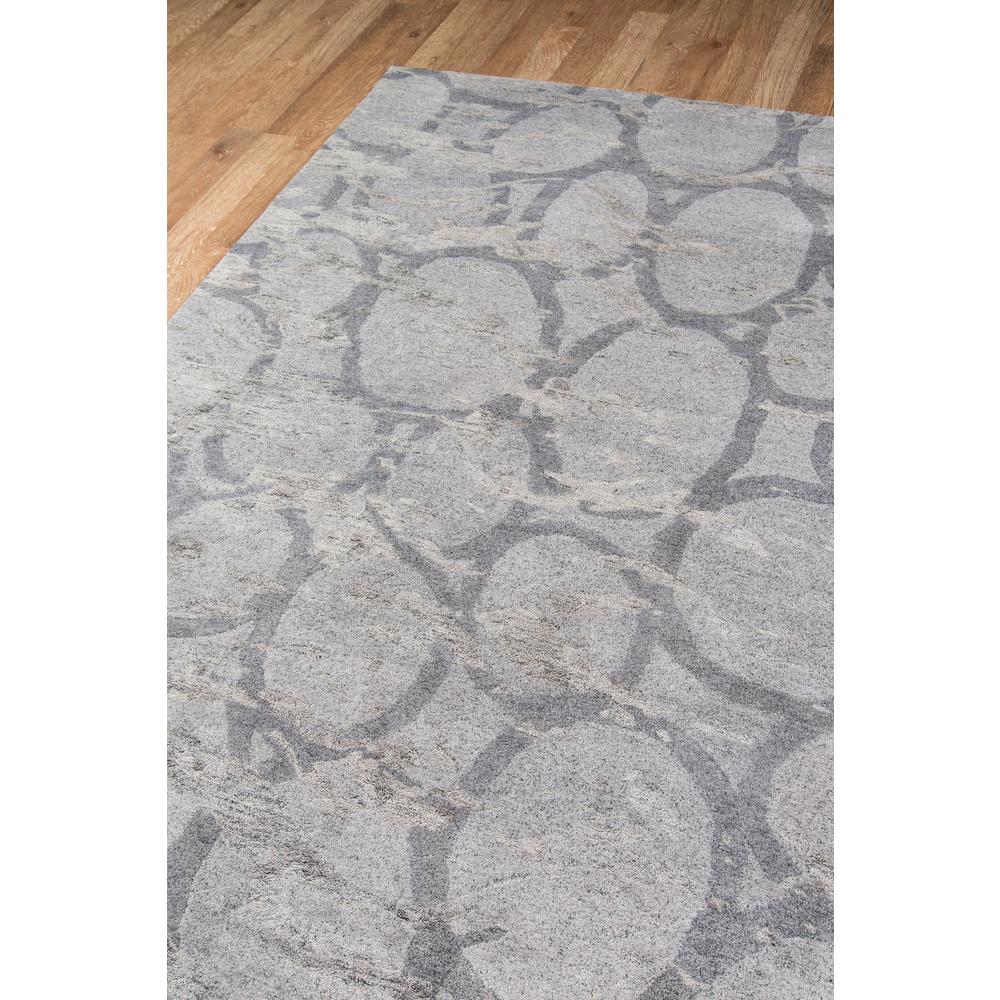 Contemporary Runner Area Rug, Silver, 2'3" X 8' Runner. Picture 2
