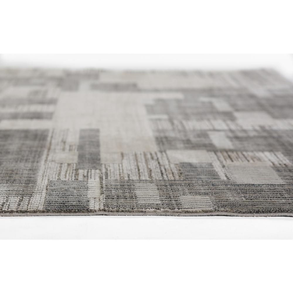 Contemporary Runner Area Rug, Grey, 2'3" X 7'6" Runner. Picture 6