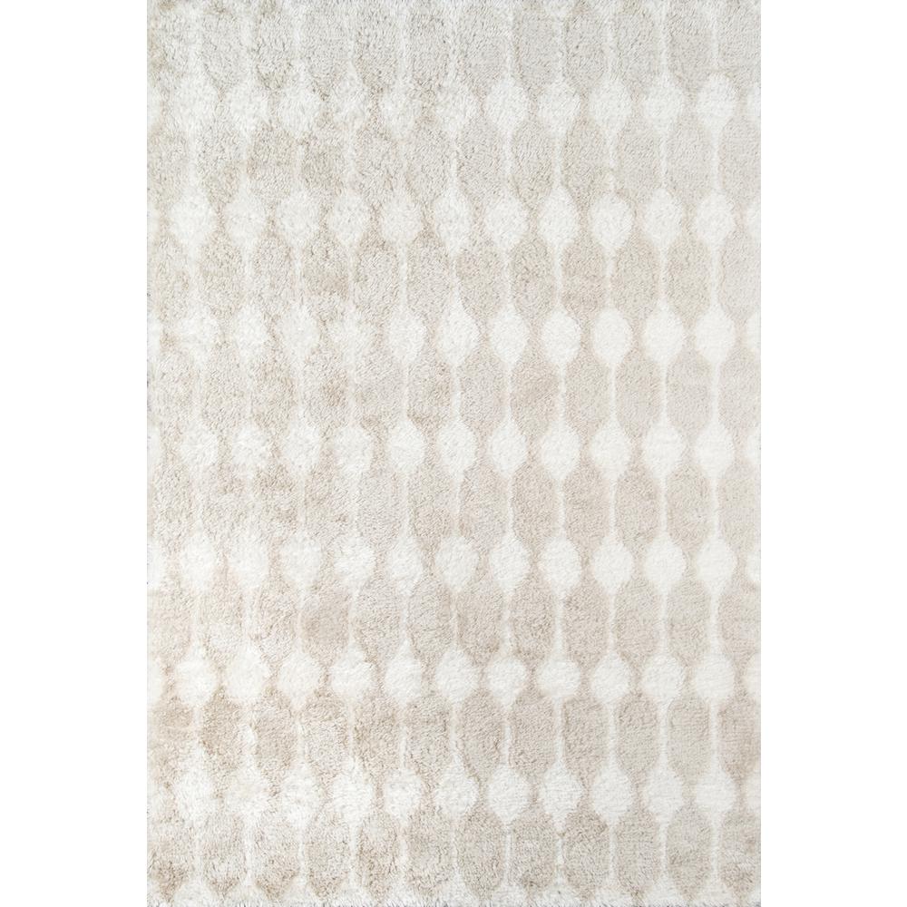 Modern Runner Area Rug, Taupe, 2'3" X 7'6" Runner. Picture 1