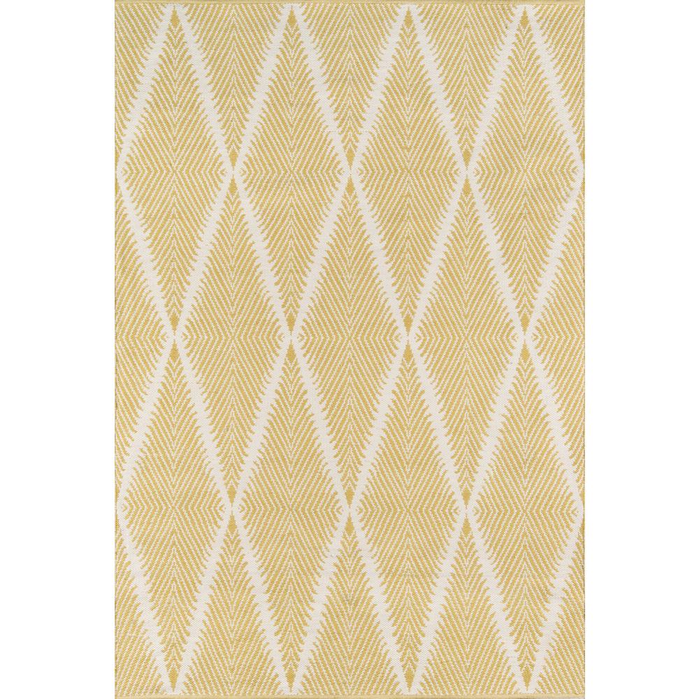 Contemporary Runner Area Rug, Citron, 2'3" X 8' Runner. Picture 1