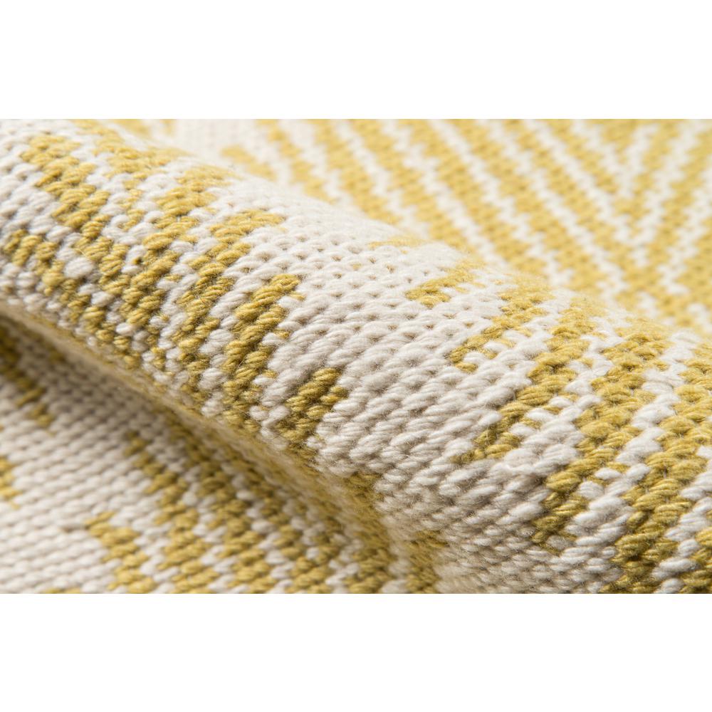 Contemporary Runner Area Rug, Citron, 2'3" X 8' Runner. Picture 4