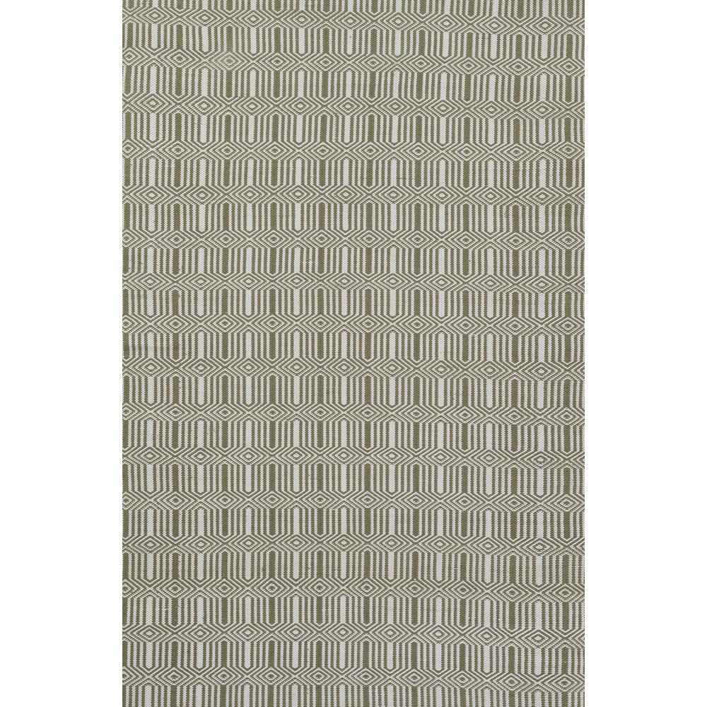 Contemporary Runner Area Rug, Green, 2'3" X 8' Runner. Picture 1