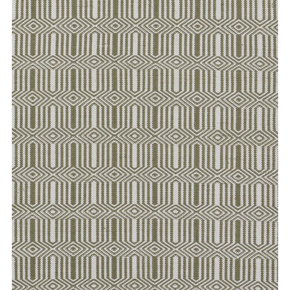 Contemporary Runner Area Rug, Green, 2'3" X 8' Runner. Picture 6