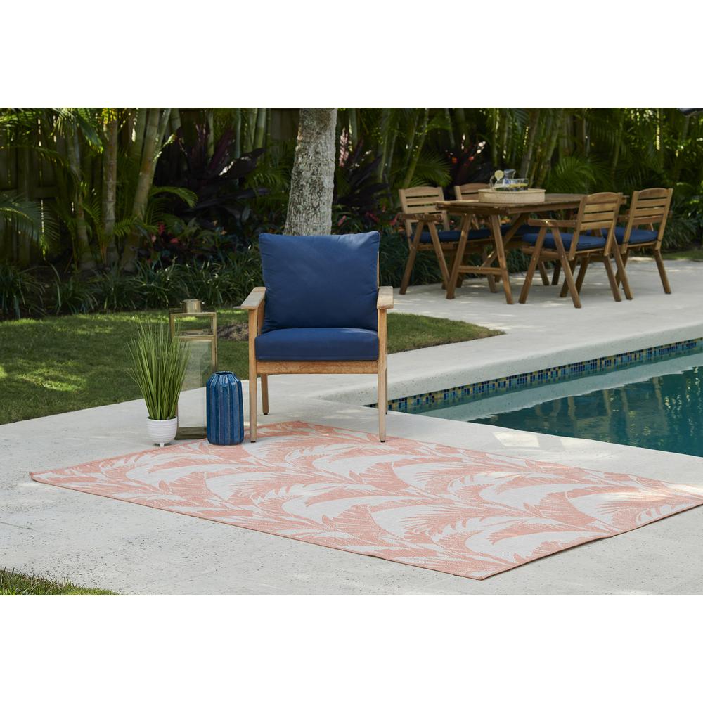 Transitional Runner Area Rug, Coral, 2'7" X 7'6" Runner. Picture 10
