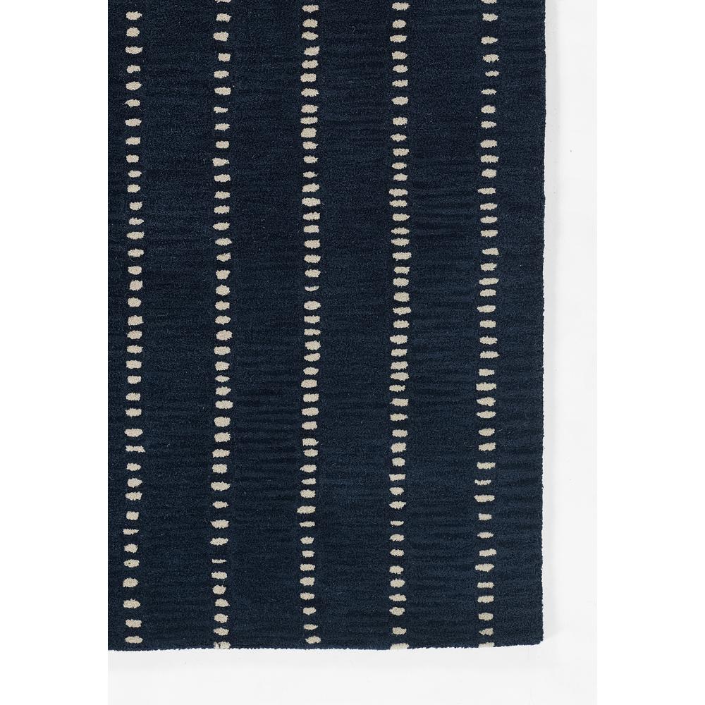 Contemporary Runner Area Rug, Navy, 2'6" X 8' Runner. Picture 2
