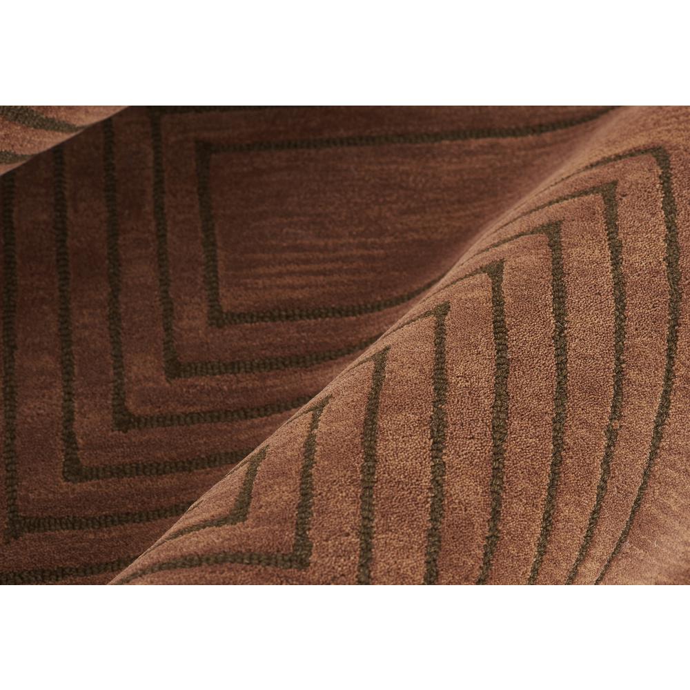 Contemporary Runner Area Rug, Copper, 2'6" X 8' Runner. Picture 6
