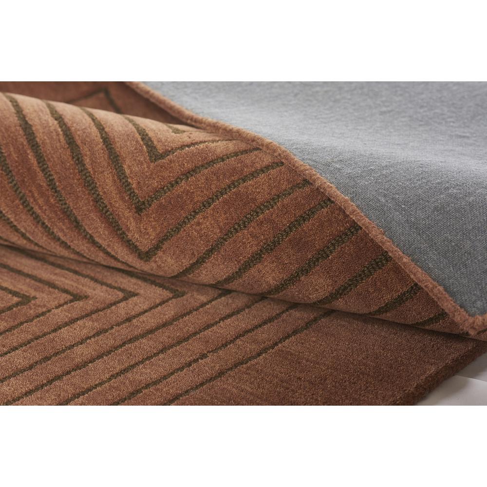 Contemporary Runner Area Rug, Copper, 2'6" X 8' Runner. Picture 7
