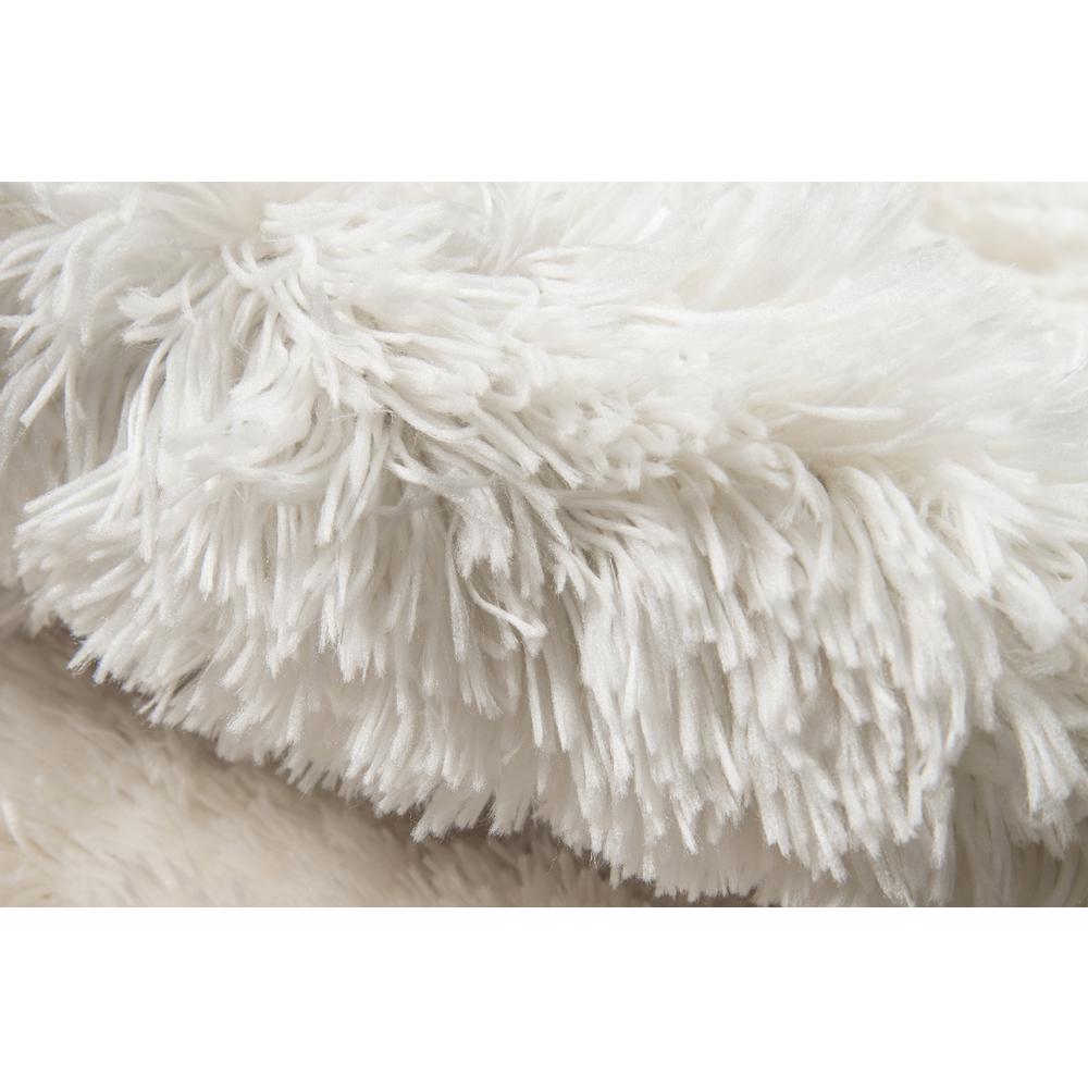 Snow Shag Area Rug, White, 7'6" X 9'6". Picture 4