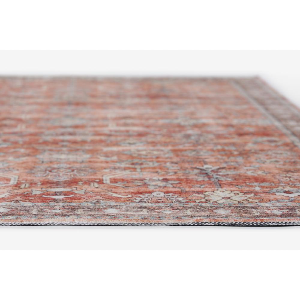 Traditional Rectangle Area Rug, Copper, 2'3" X 7'6" Runner. Picture 5
