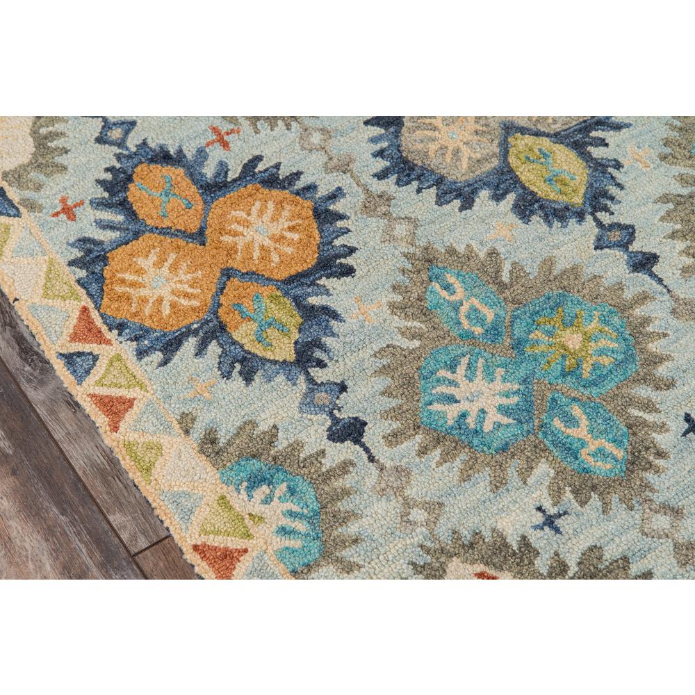 Transitional Runner Area Rug, Blue, 2'3" X 8' Runner. Picture 3