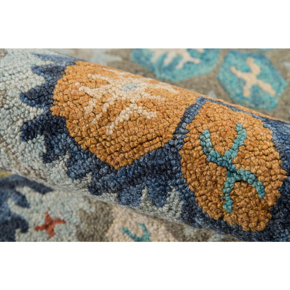 Transitional Runner Area Rug, Blue, 2'3" X 8' Runner. Picture 4