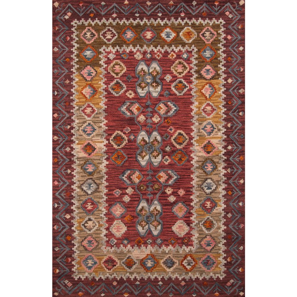 Traditional Runner Area Rug, Red, 2'3" X 8' Runner. Picture 1