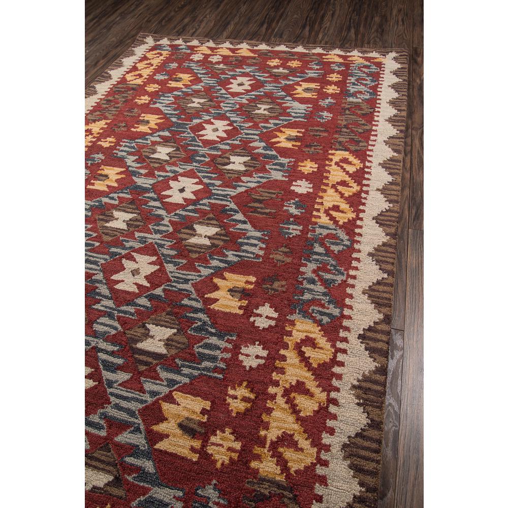 Casual Runner Area Rug, Red, 2'3" X 8' Runner. Picture 2