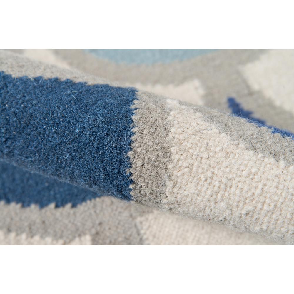 Contemporary Runner Area Rug, Blue, 2'3" X 8' Runner. Picture 4