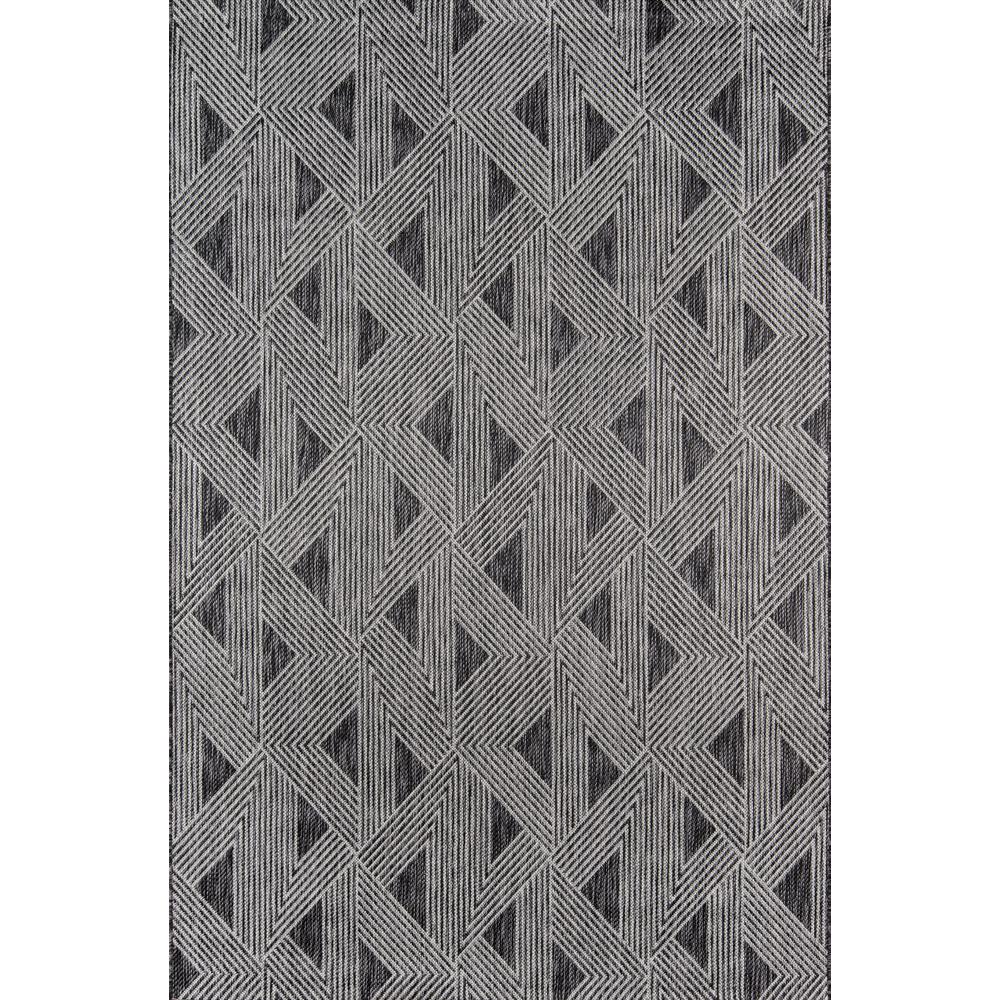 Contemporary Runner Area Rug, Charcoal, 2' X 10' Runner. Picture 1