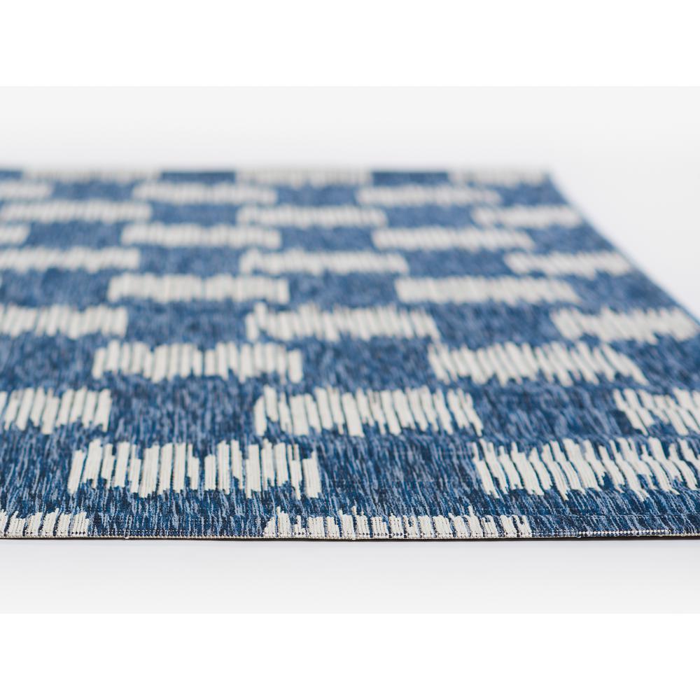 Transitional Runner Area Rug, Blue, 2' X 6' Runner. Picture 5