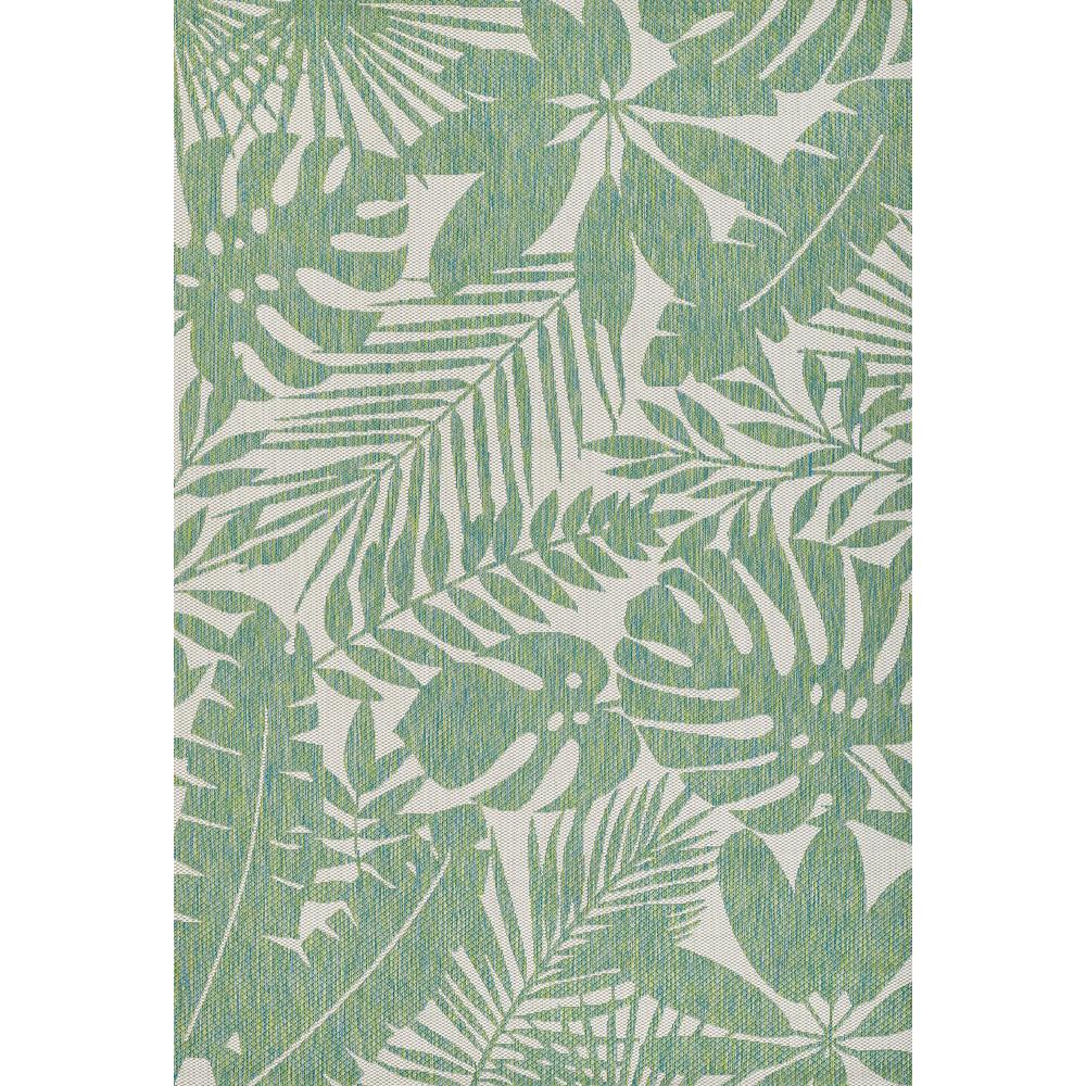 Transitional Runner Area Rug, Green, 2' X 6' Runner. Picture 1