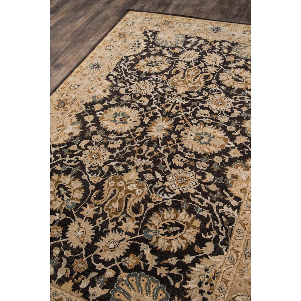 Traditional Runner Area Rug, Charcoal, 2'6" X 8' Runner. Picture 2