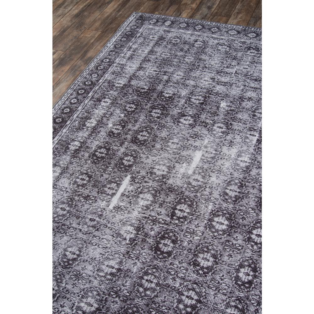 Traditional Rectangle Area Rug, Charcoal, 3' X 5'. Picture 2