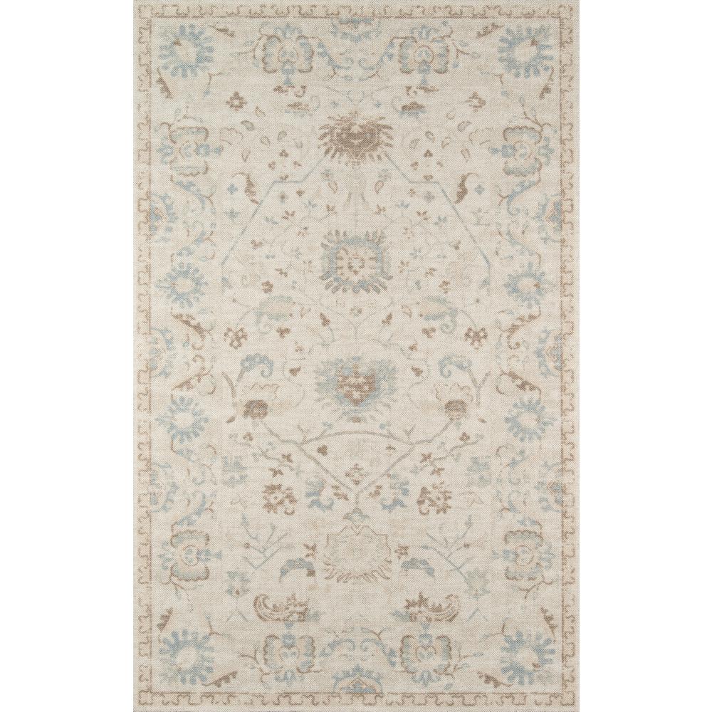 Traditional Rectangle Area Rug, Beige, 3'3" X 5'. Picture 1