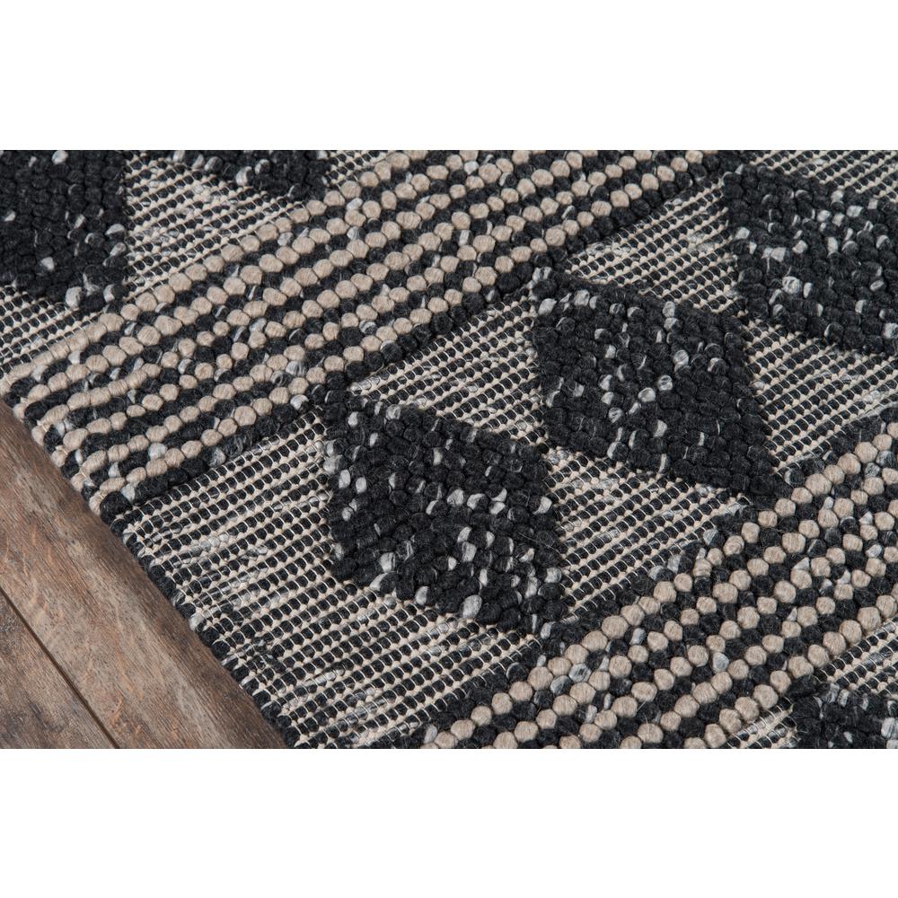 Contemporary Rectangle Area Rug, Charcoal, 3' X 5'. Picture 3