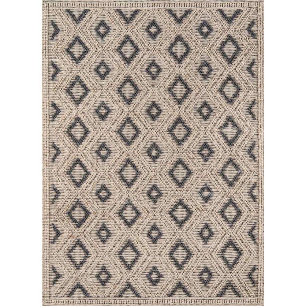 Contemporary Rectangle Area Rug, Beige, 3' X 5'. Picture 1