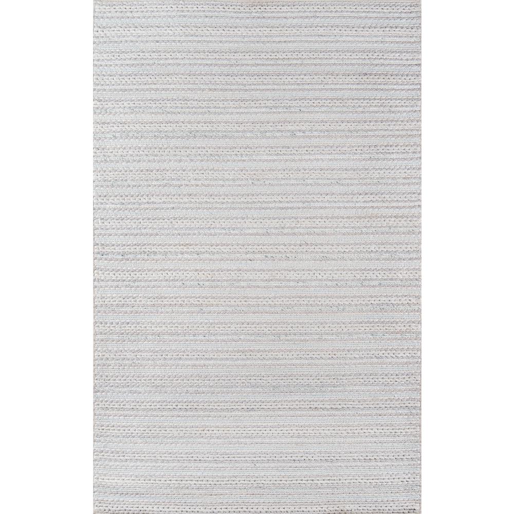 Contemporary Rectangle Area Rug, Light Grey, 3' X 5'. Picture 1