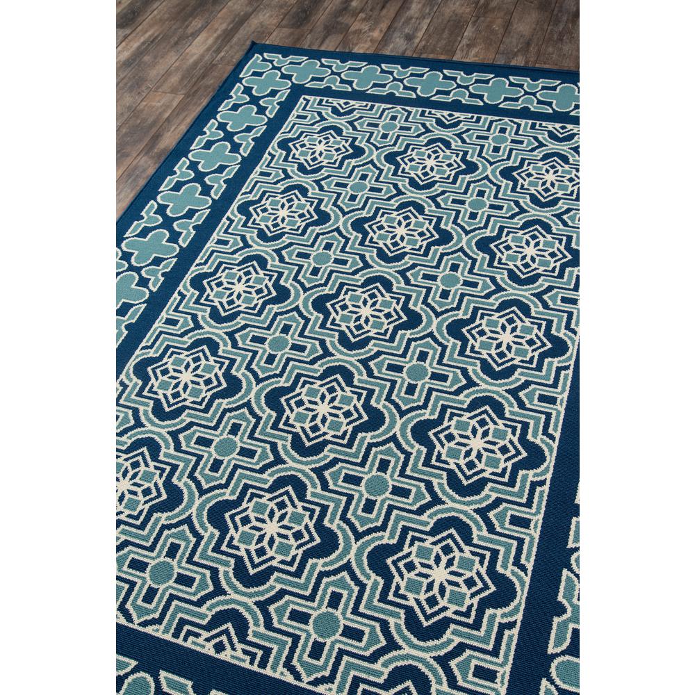 Contemporary Runner Area Rug, Blue, 2'3" X 7'6" Runner. Picture 2