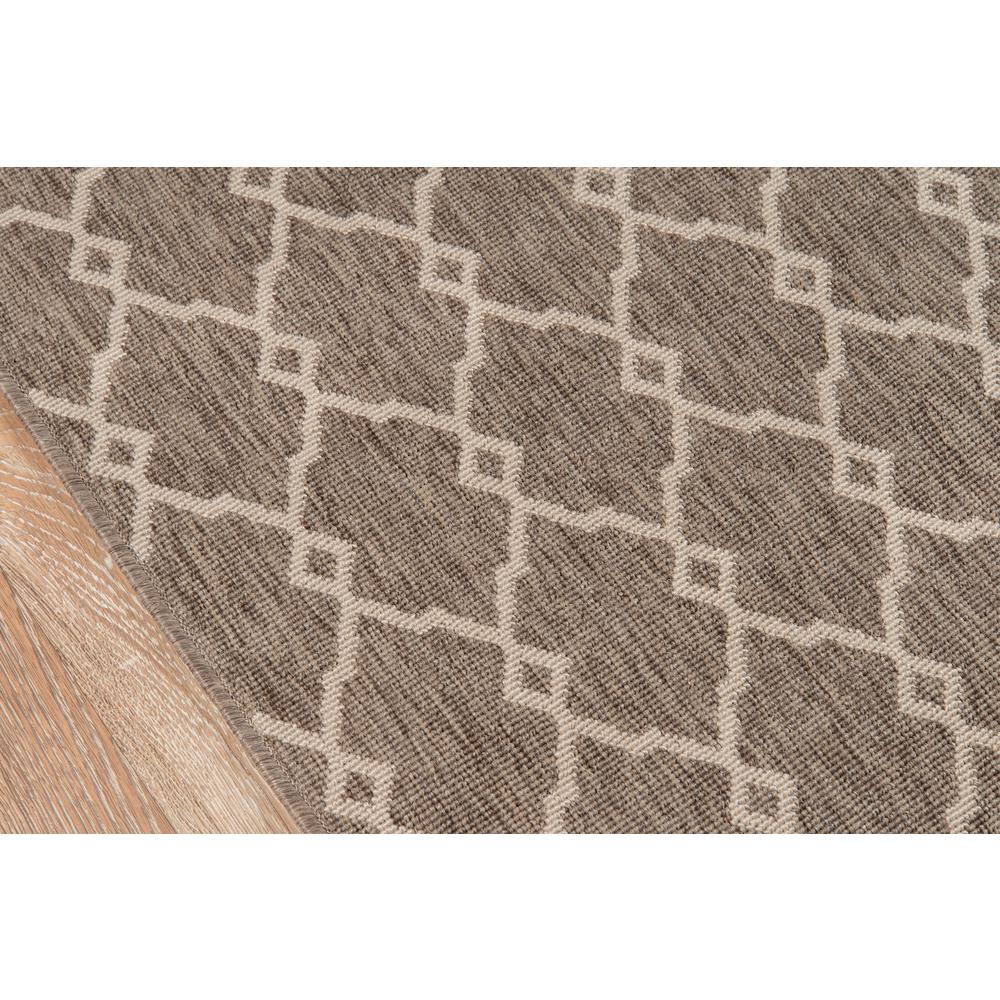 Contemporary Runner Area Rug, Taupe, 2'3" X 7'6" Runner. Picture 3