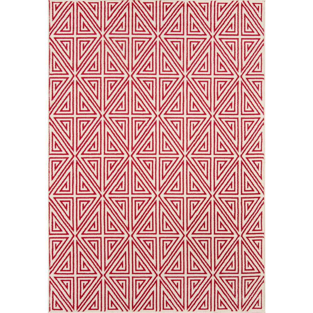 Baja Area Rug, Red, 2'3" X 7'6" Runner. The main picture.