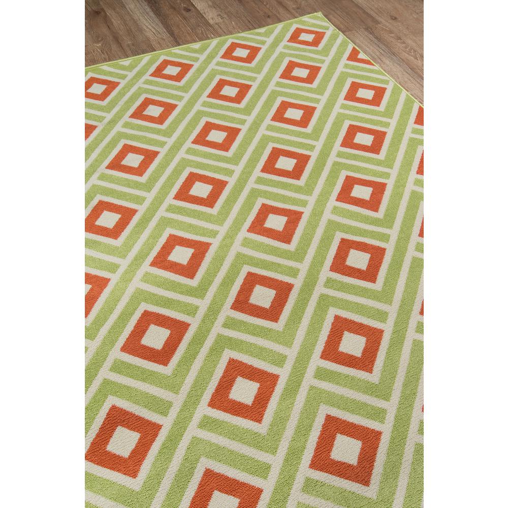Contemporary Runner Area Rug, Green, 2'3" X 7'6" Runner. Picture 2