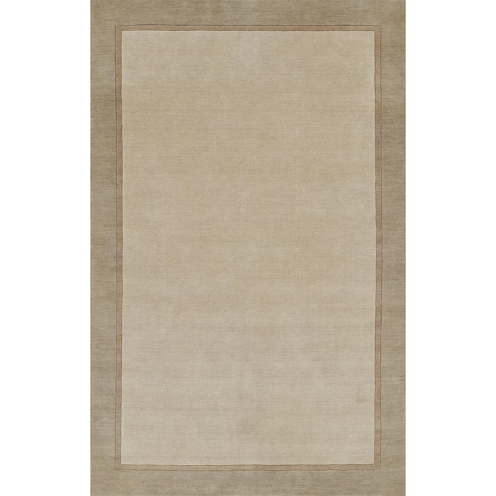 Contemporary Rectangle Area Rug, Taupe, 5' X 8'. Picture 1