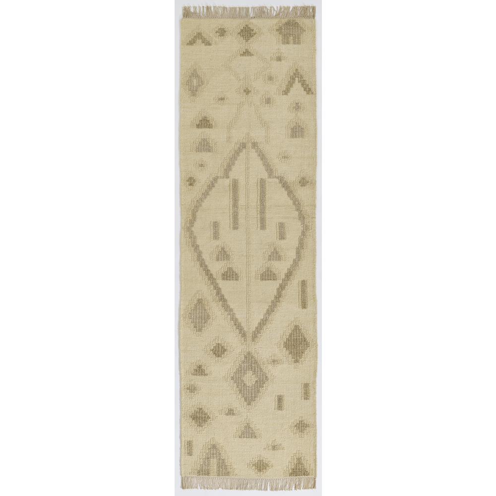 Traditional Runner Area Rug, Natural, 2'3" X 8' Runner. Picture 5