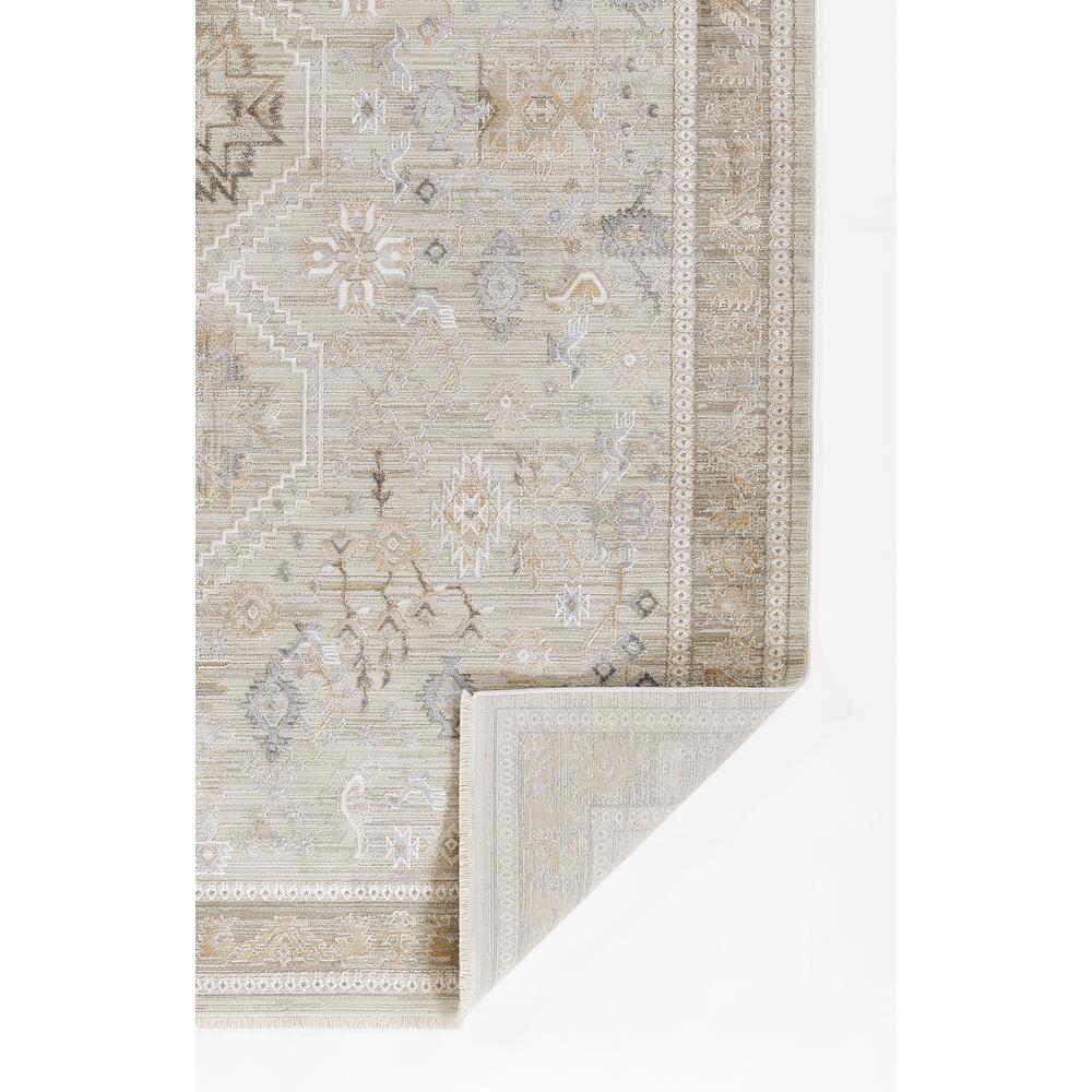 Traditional Rectangle Area Rug, Grey, 3'11" X 5'5". Picture 3