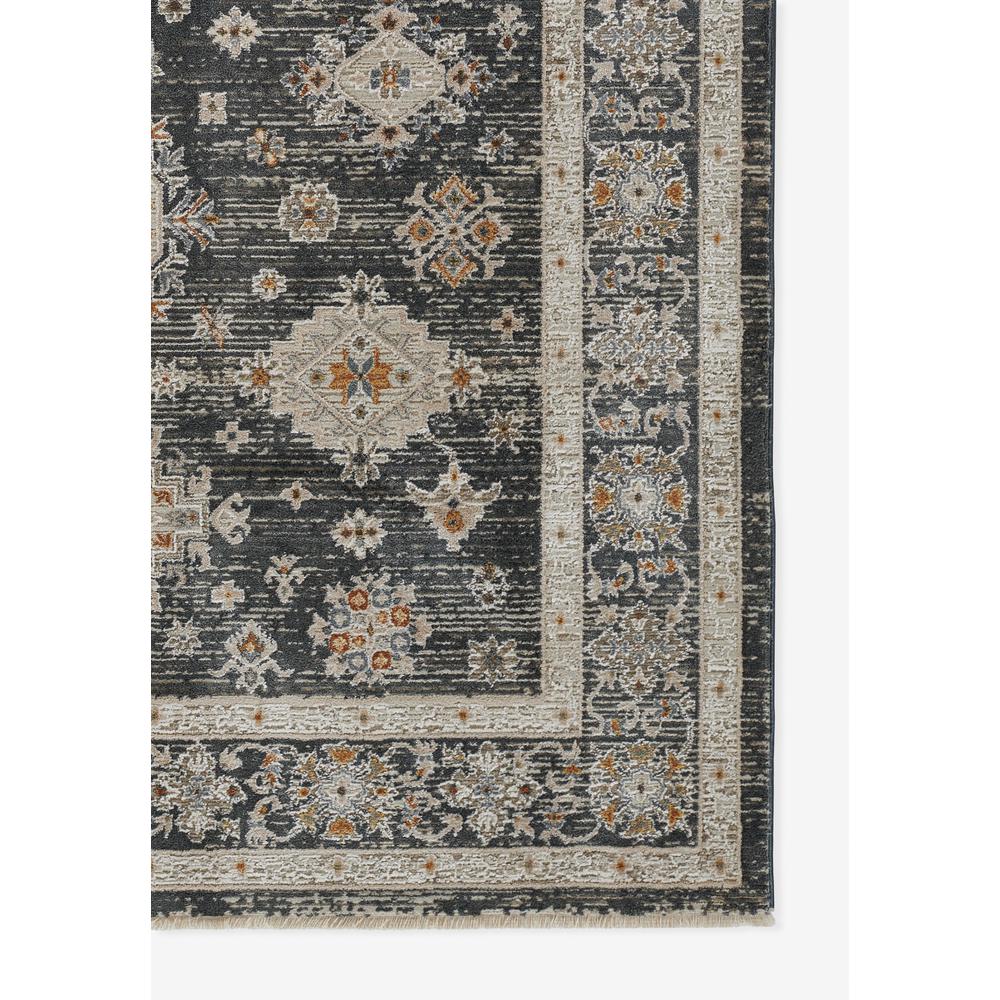 Traditional Rectangle Area Rug, Slate, 3'11" X 5'5". Picture 2