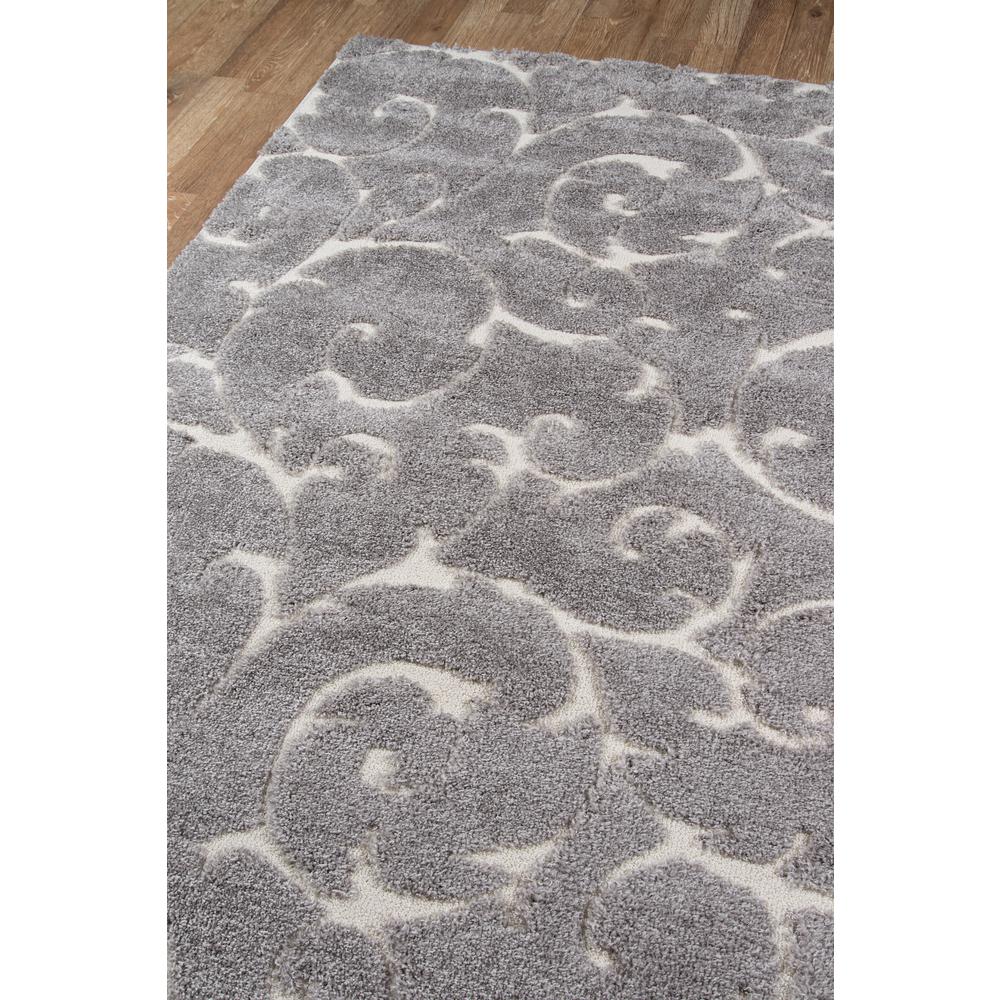 Modern Rectangle Area Rug, Grey, 3'3" X 5'. Picture 2