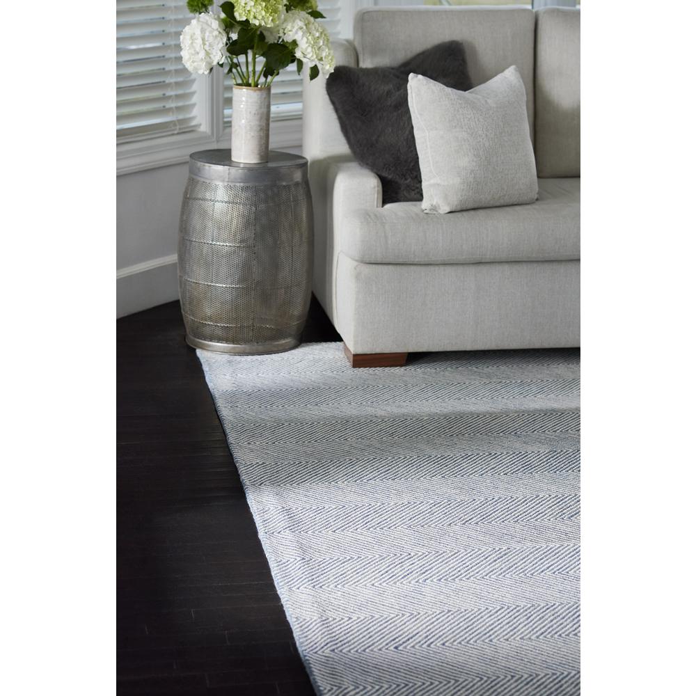 Contemporary Rectangle Area Rug, Blue, 3'6" X 5'6". Picture 11