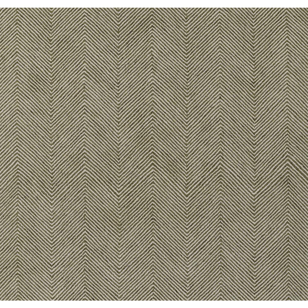 Contemporary Rectangle Area Rug, Green, 3'6" X 5'6". Picture 7