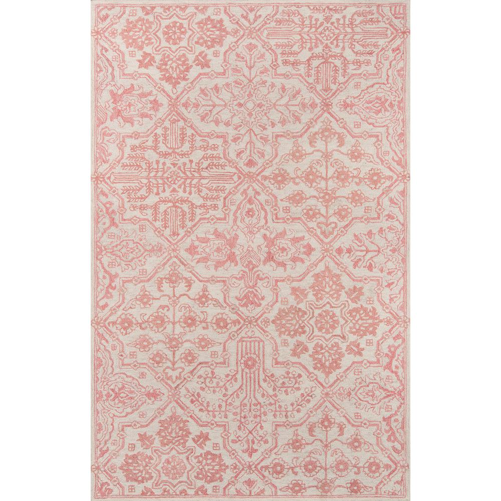 Traditional Rectangle Area Rug, Pink, 3'6" X 5'6". Picture 1