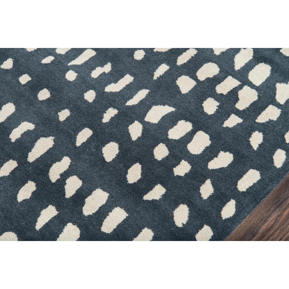Contemporary Rectangle Area Rug, Blue, 5' X 8'. Picture 3