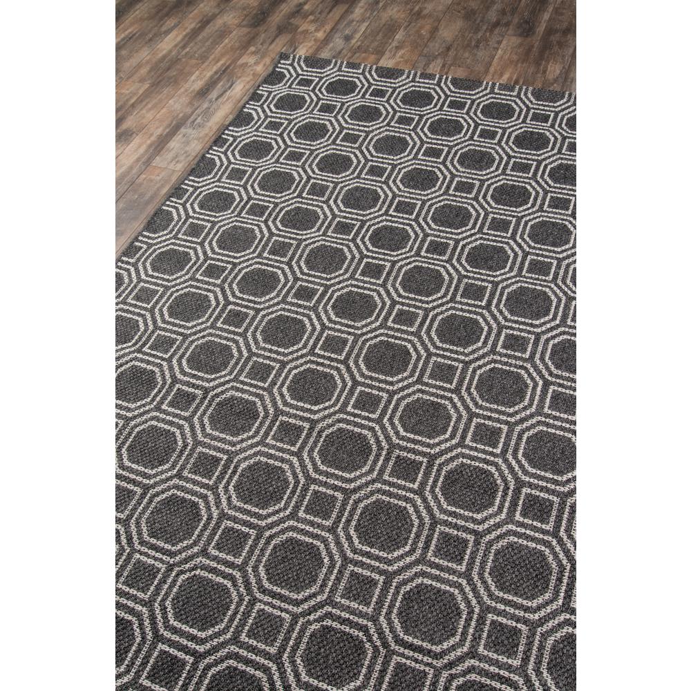 Contemporary Runner Area Rug, Charcoal, 2' X 10' Runner. Picture 2